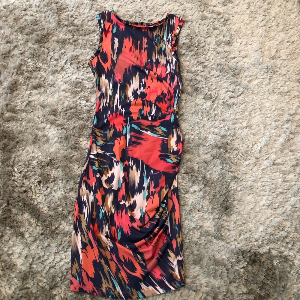 Multi color midi dress